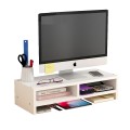 Półka podstawka pod monitor z dodatkową półką 40x18x11cm