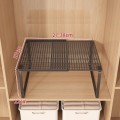 Półka kuchenna wstawiana do szafki regulowana długość 27-38cm czarna