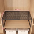 Półka kuchenna wstawiana do szafki regulowana długość 38-62cm czarna