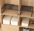 Półka kuchenna wstawiana do szafki regulowana długość 38-62cm czarna