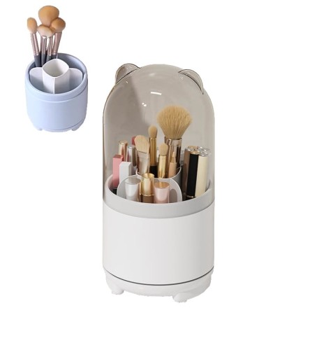Pojemnik organizer na przybory kosmetyczne pędzle do makijażu