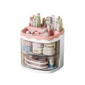 Organizer plastikowy na kosmetyki, przybory na biurko lub do łazienki