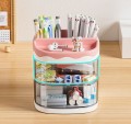 Organizer plastikowy na kosmetyki, przybory na biurko lub do łazienki