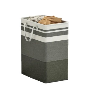 Torba pojemnik kosz na pranie organizer na bieliznę w paski 100L